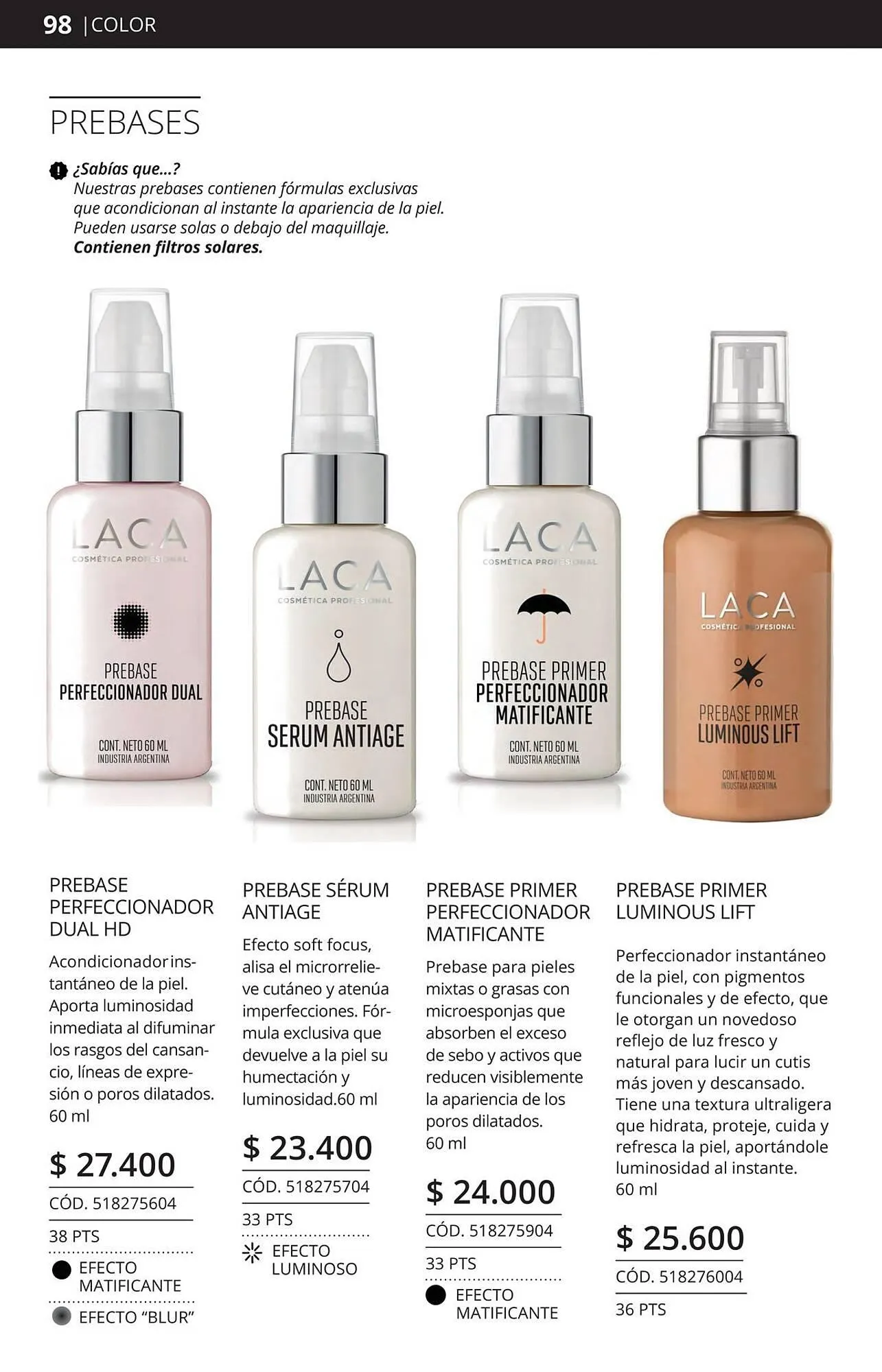 Ofertas de Catálogo Laboratorio LACA 2 de diciembre al 31 de diciembre 2024 - Página 98 del catálogo