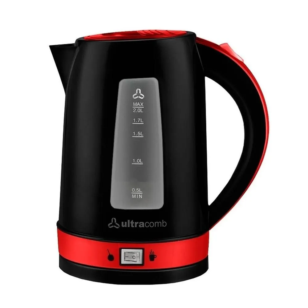 Pava Eléctrica PE-4907 1,7 Lt. Negro