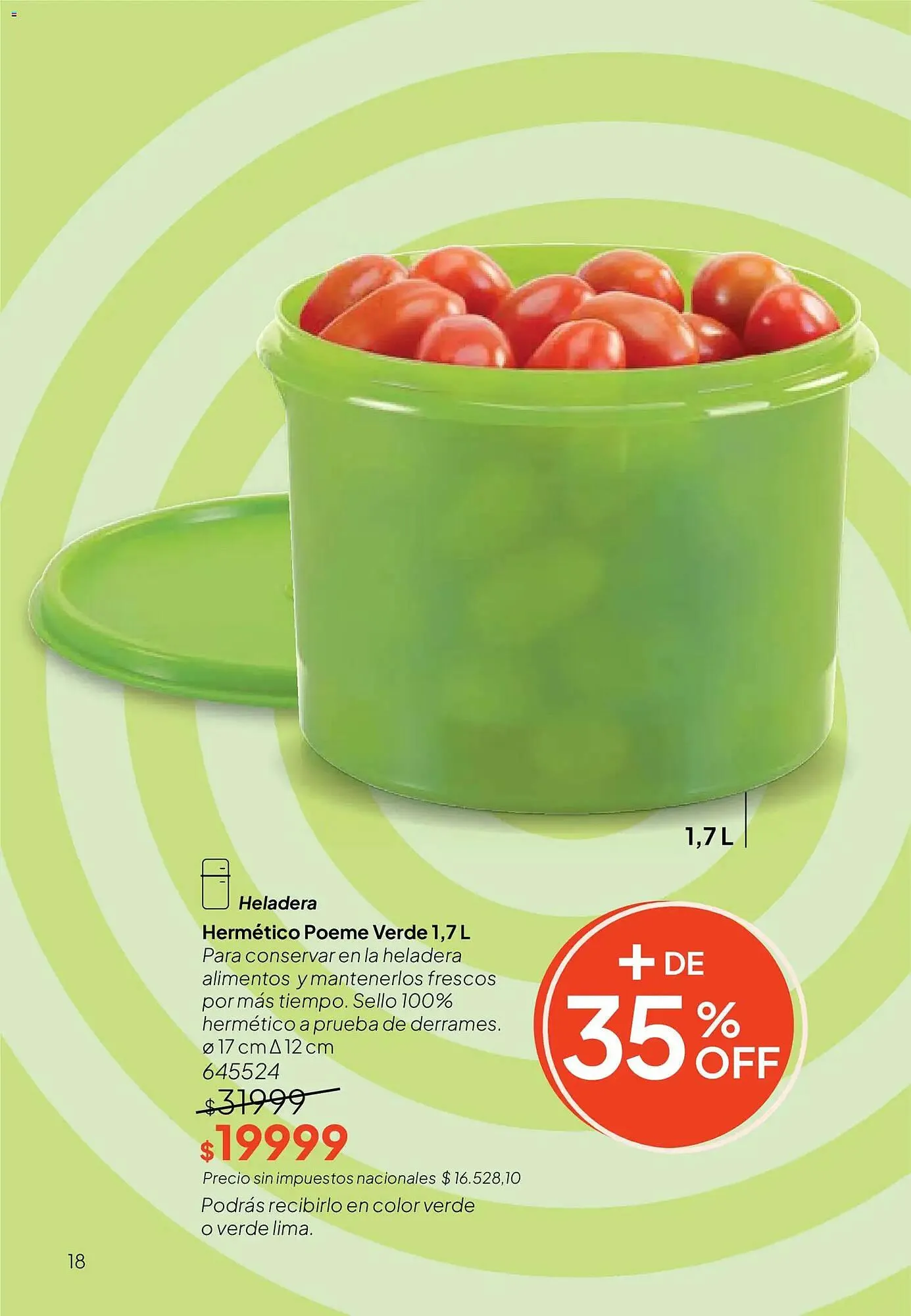 Ofertas de Folleto Tupperware 24 de noviembre al 31 de diciembre 2025 - Página 19 del catálogo