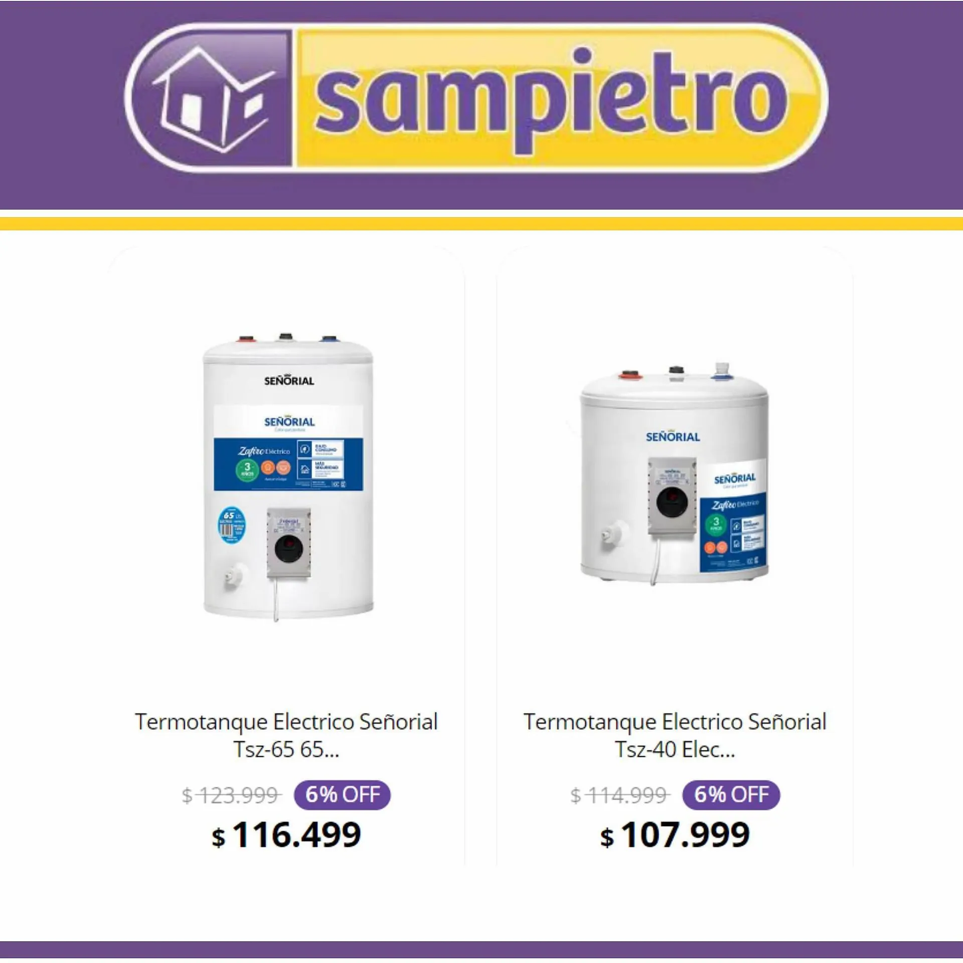 Ofertas de Catálogo Sampietro 29 de agosto al 14 de septiembre 2023 - Página 10 del catálogo