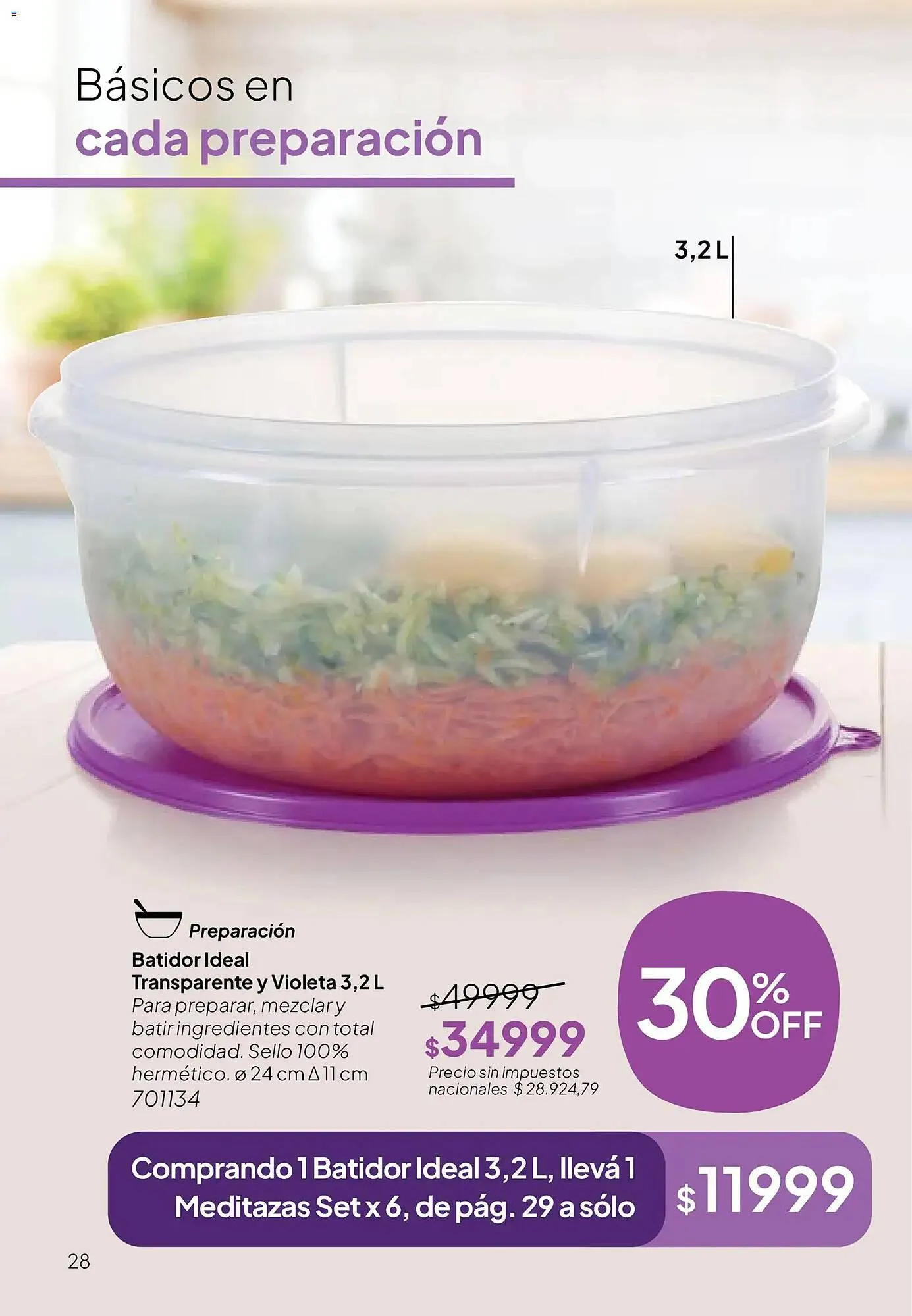 Ofertas de Folleto Tupperware 24 de noviembre al 31 de diciembre 2025 - Página 29 del catálogo