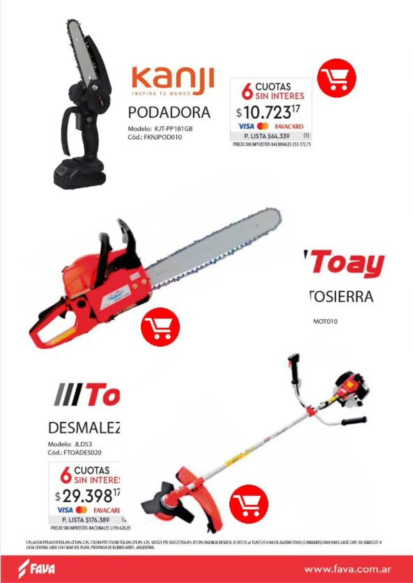 Ofertas de Catálogo Fava 11 de julio al 15 de julio 2025 - Página 56 del catálogo