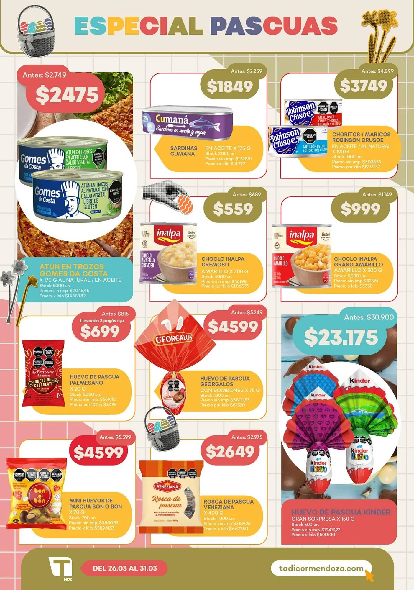 Ofertas de Catálogo Supermercados Tadicor 25 de marzo al 31 de marzo 2026 - Página 2 del catálogo