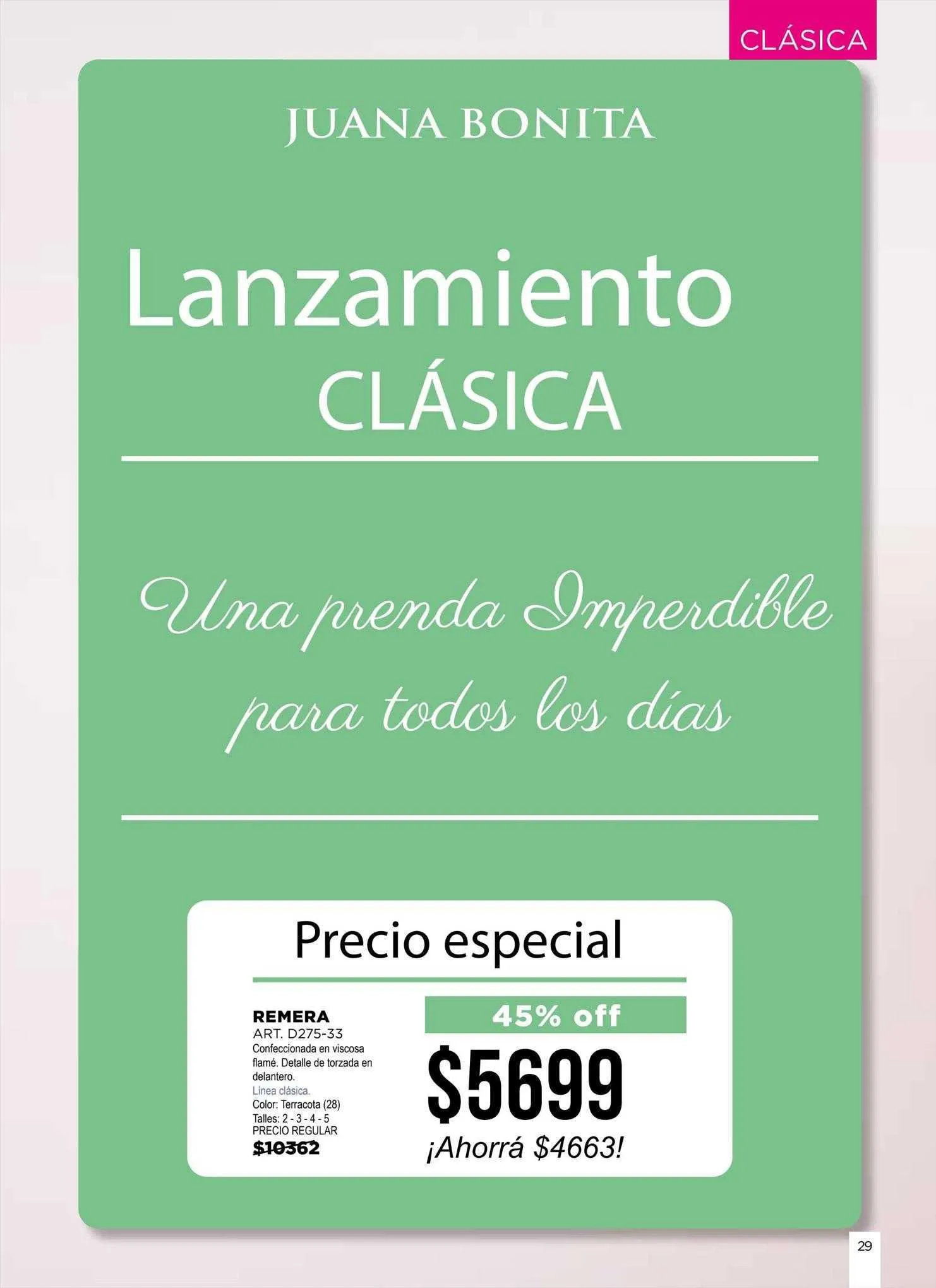 Ofertas de Catálogo Juana Bonita 30 de agosto al 10 de septiembre 2023 - Página 29 del catálogo