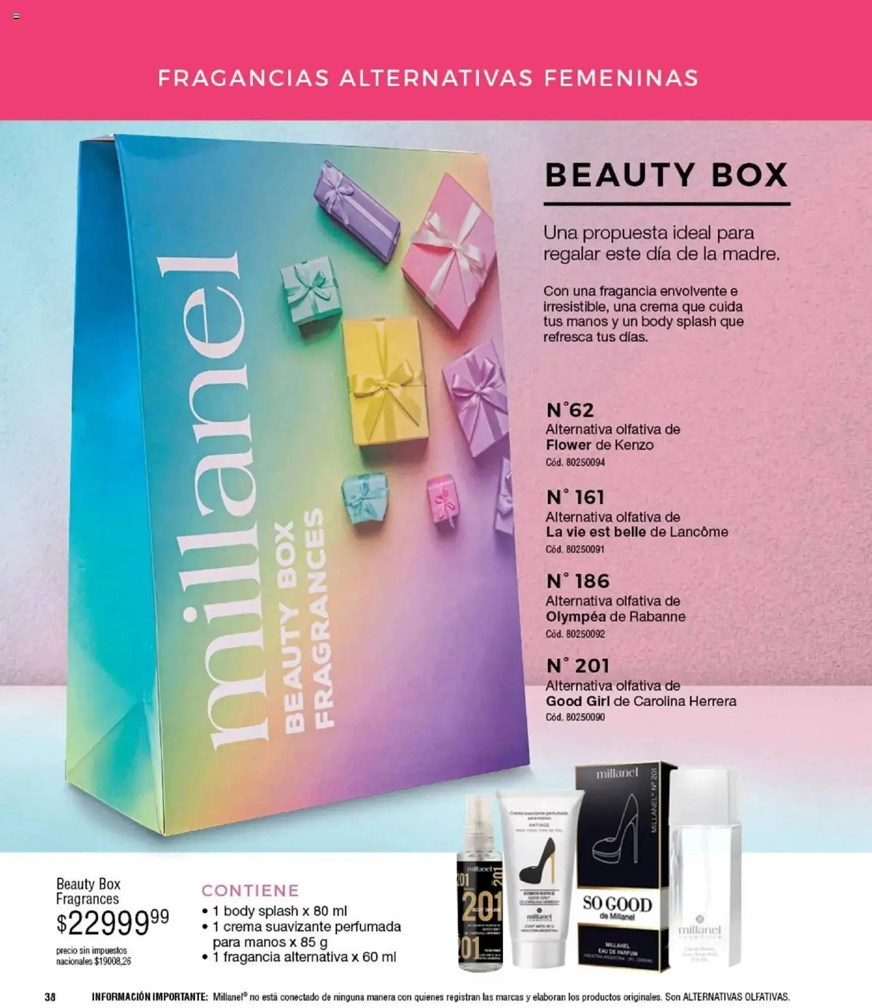 Ofertas de Catálogo Millanel Cosmética 15 de septiembre al 20 de octubre 2025 - Página 38 del catálogo