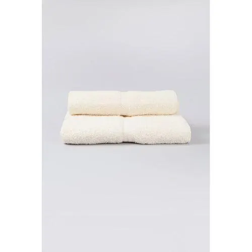 Juego de Toallas Franco Valente Algodón 580 Gs Crudo