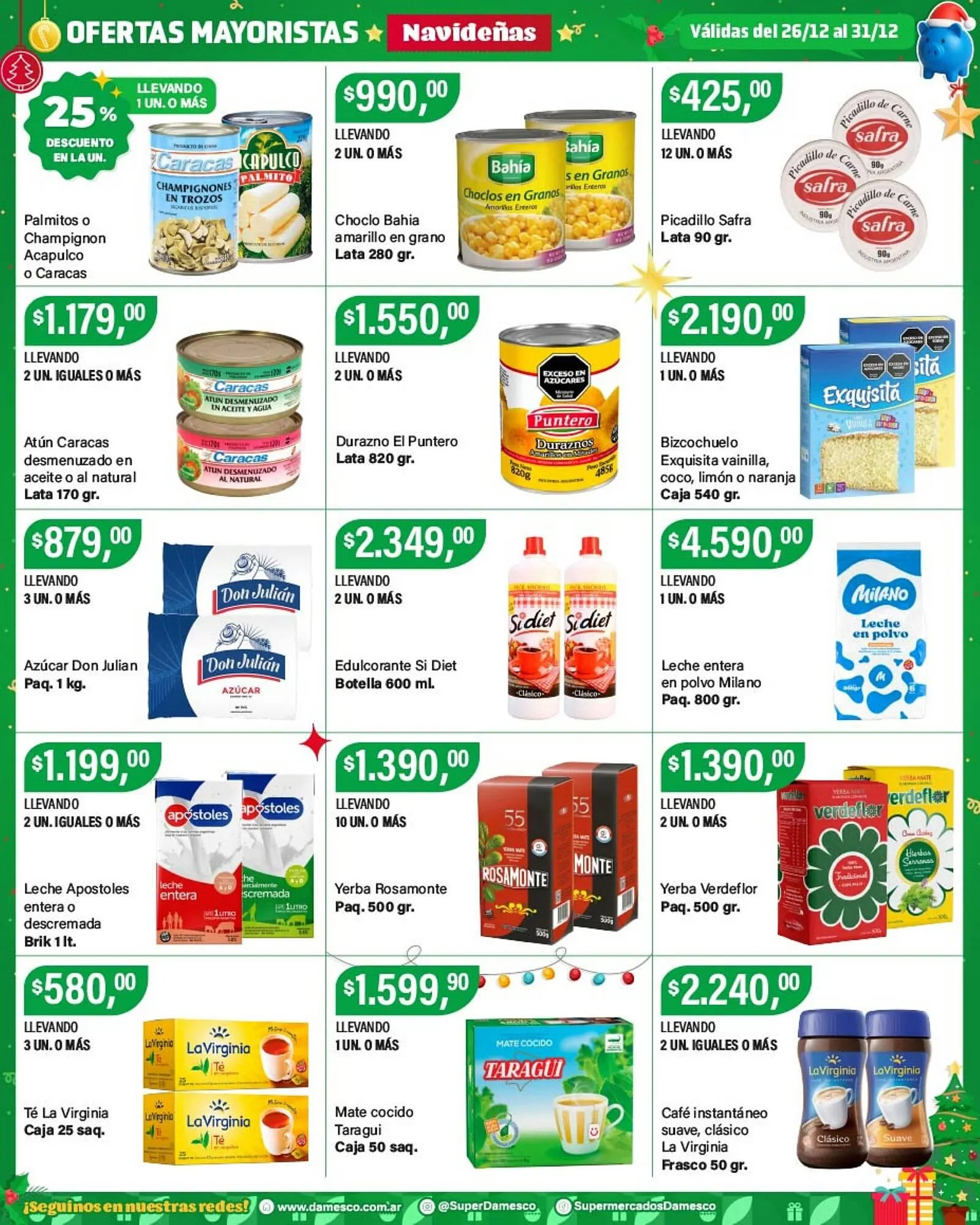 Ofertas de Catálogo Supermercados Damesco 26 de diciembre al 31 de diciembre 2025 - Página 4 del catálogo