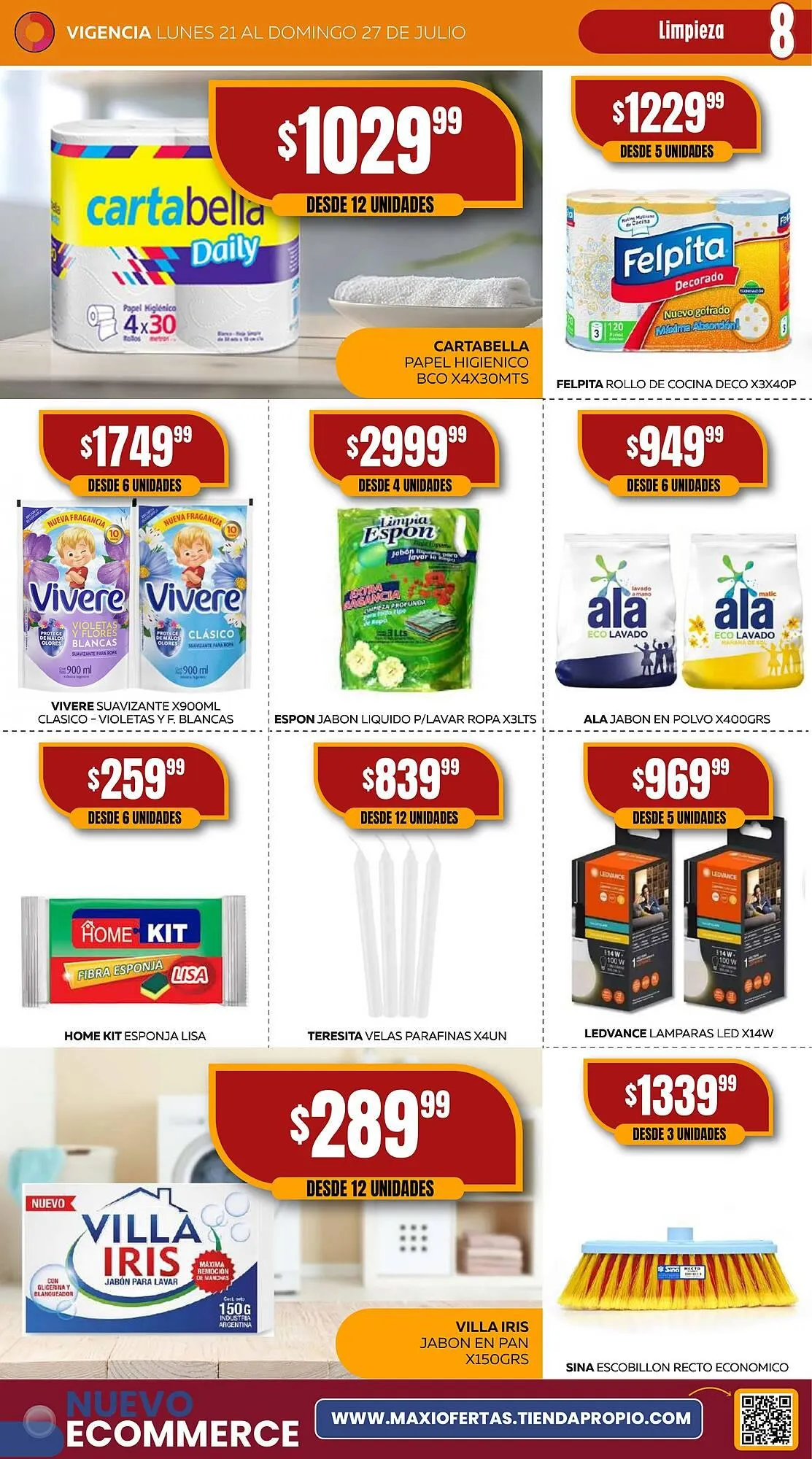 Ofertas de Catálogo Maxi Ofertas 21 de julio al 27 de julio 2025 - Página 8 del catálogo