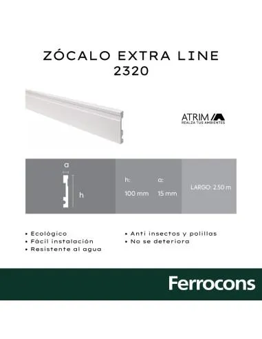 ATRIM 2320 EPS ZOCEXTRA LINE ECO COMPBCO 10CMX250M