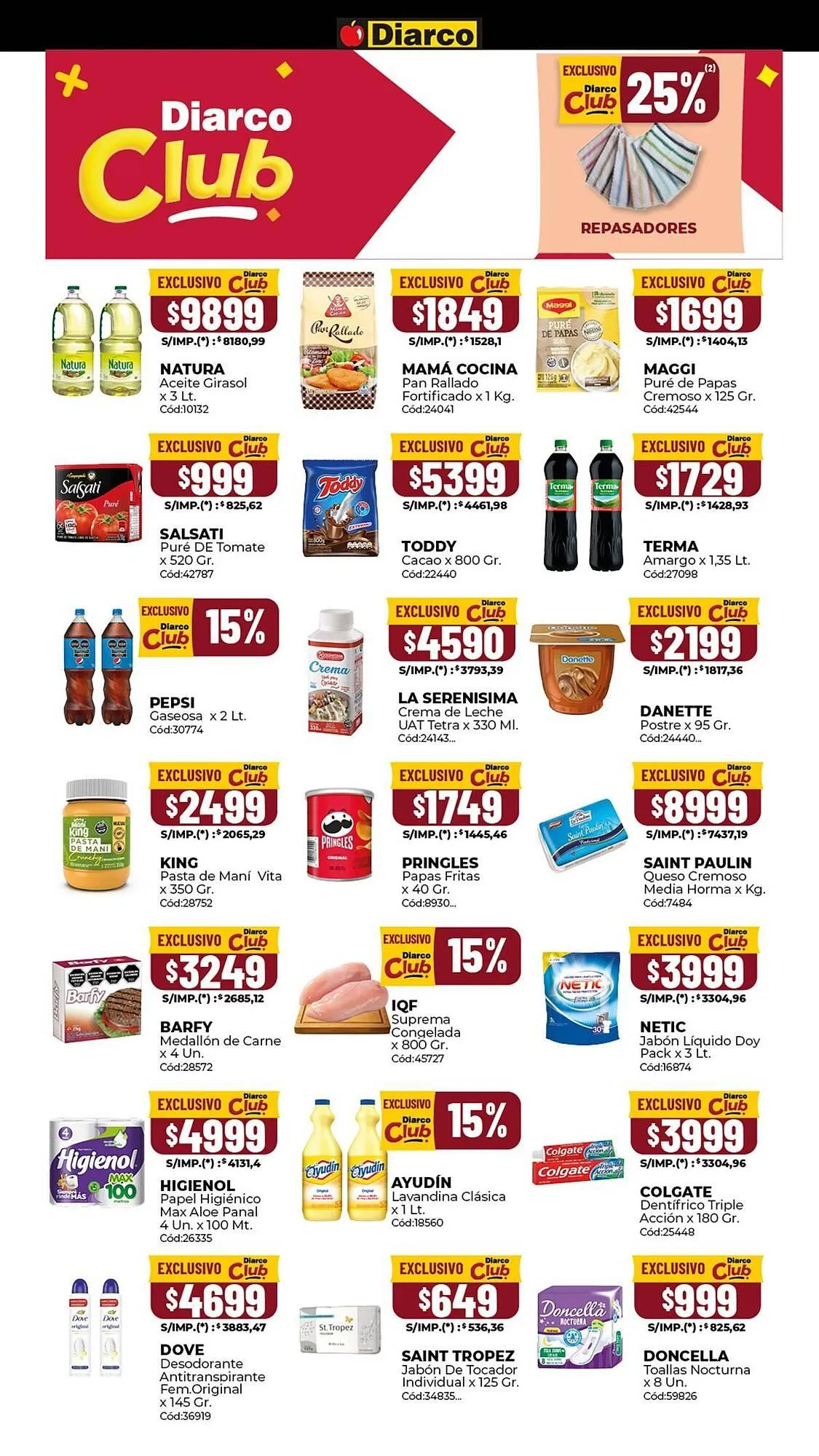Ofertas de Catálogo Diarco 6 de abril al 10 de abril 2026 - Página 9 del catálogo