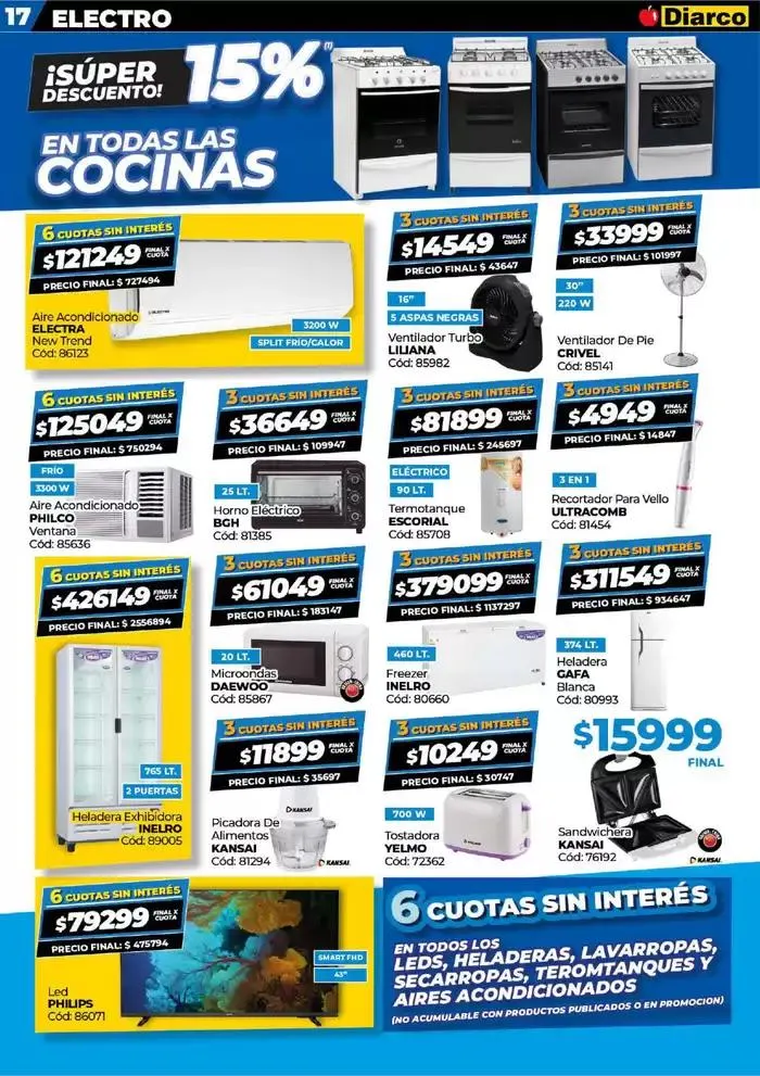 Ofertas de Diarco Ofertas Interior 1 30 de septiembre al 6 de octubre 2024 - Página 17 del catálogo