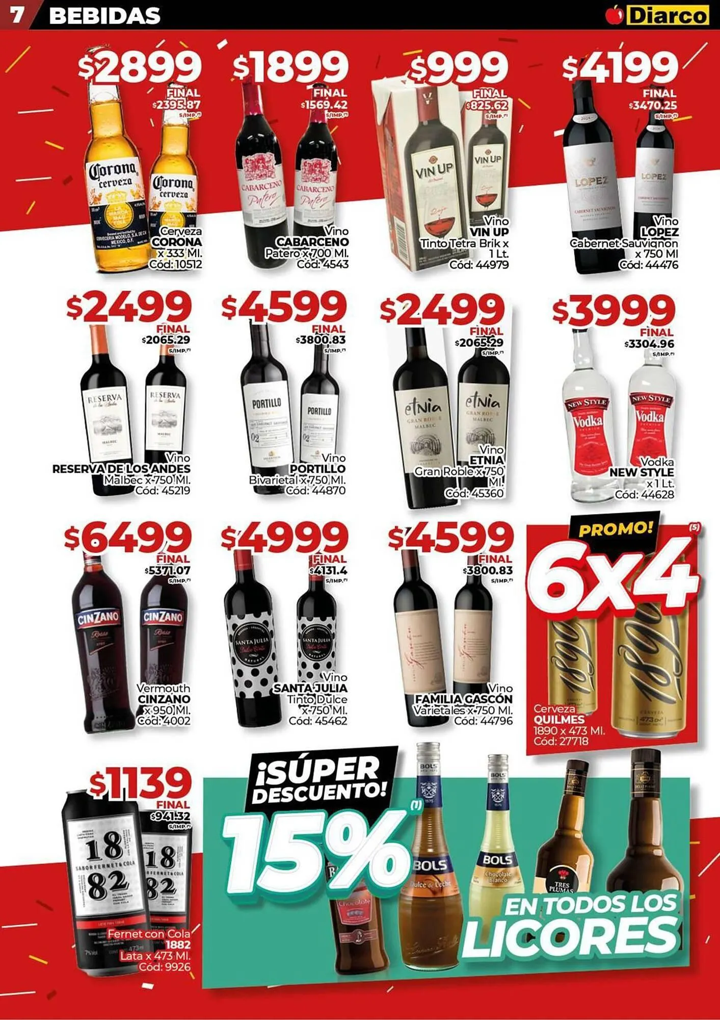 Ofertas de Catálogo Diarco 4 de agosto al 8 de agosto 2025 - Página 7 del catálogo
