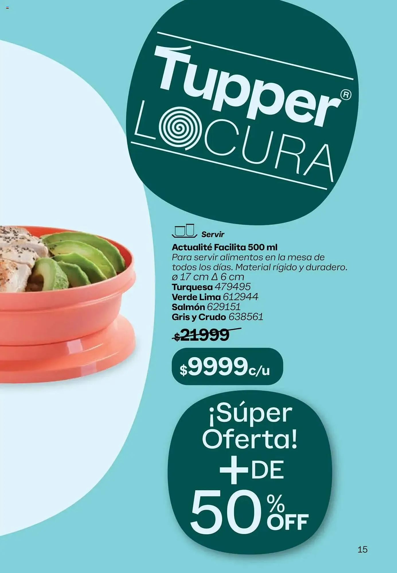 Ofertas de Catálogo Tupperware 9 de abril al 22 de abril 2025 - Página 15 del catálogo