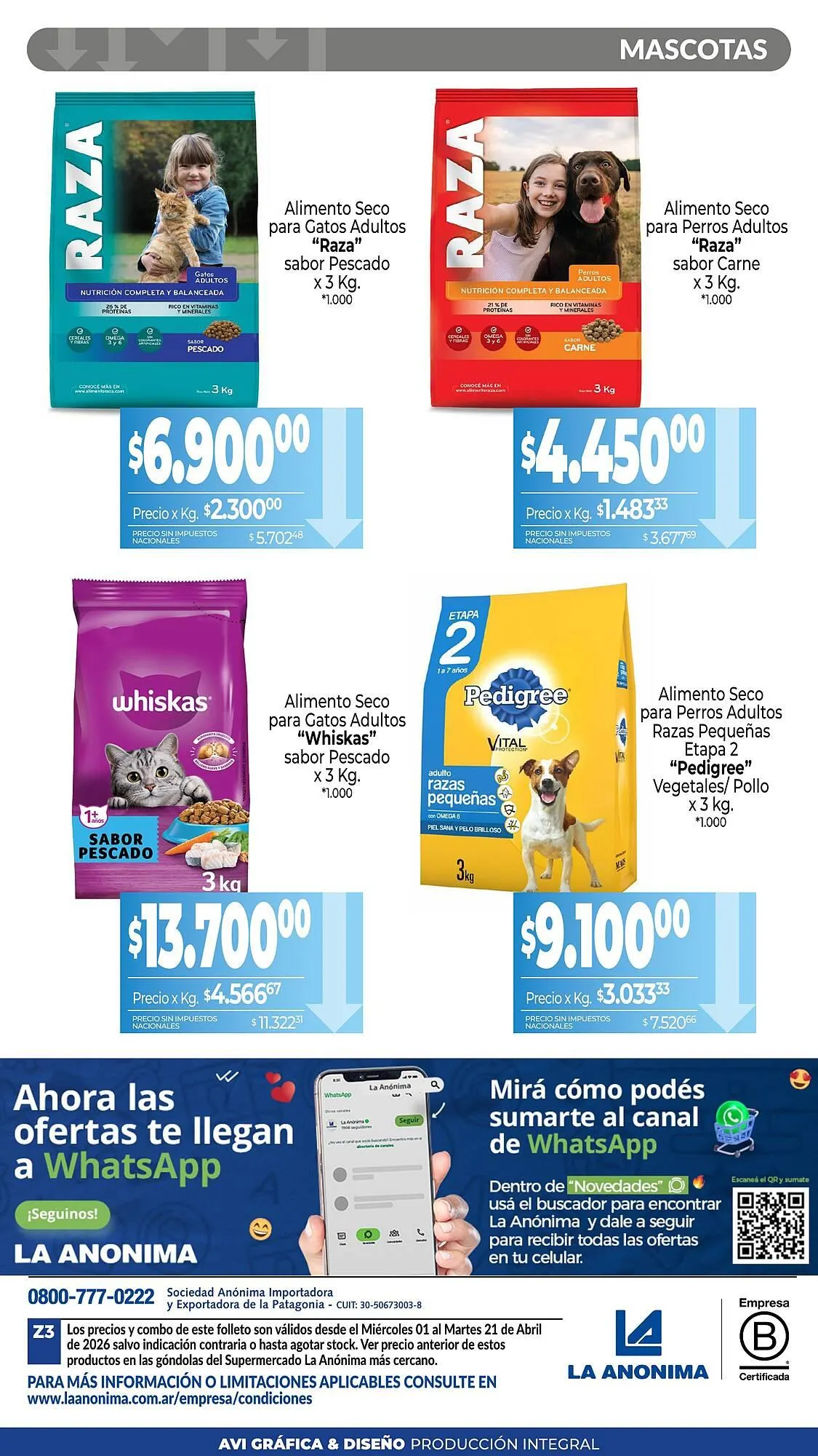 Ofertas de Catálogo La Anonima 2 de abril al 21 de abril 2026 - Página 10 del catálogo