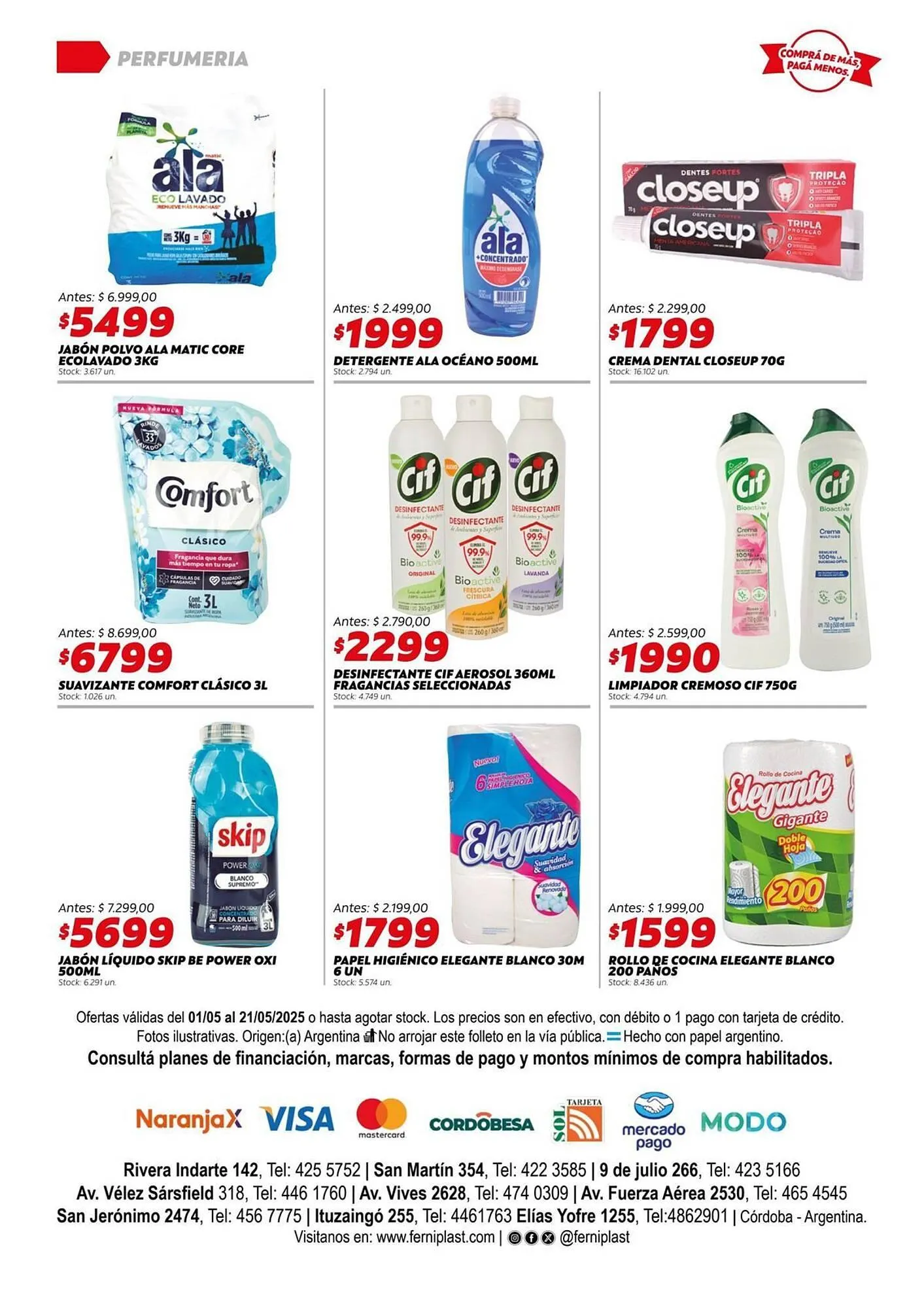 Ofertas de Catálogo Ferniplast 30 de abril al 21 de mayo 2025 - Página 16 del catálogo