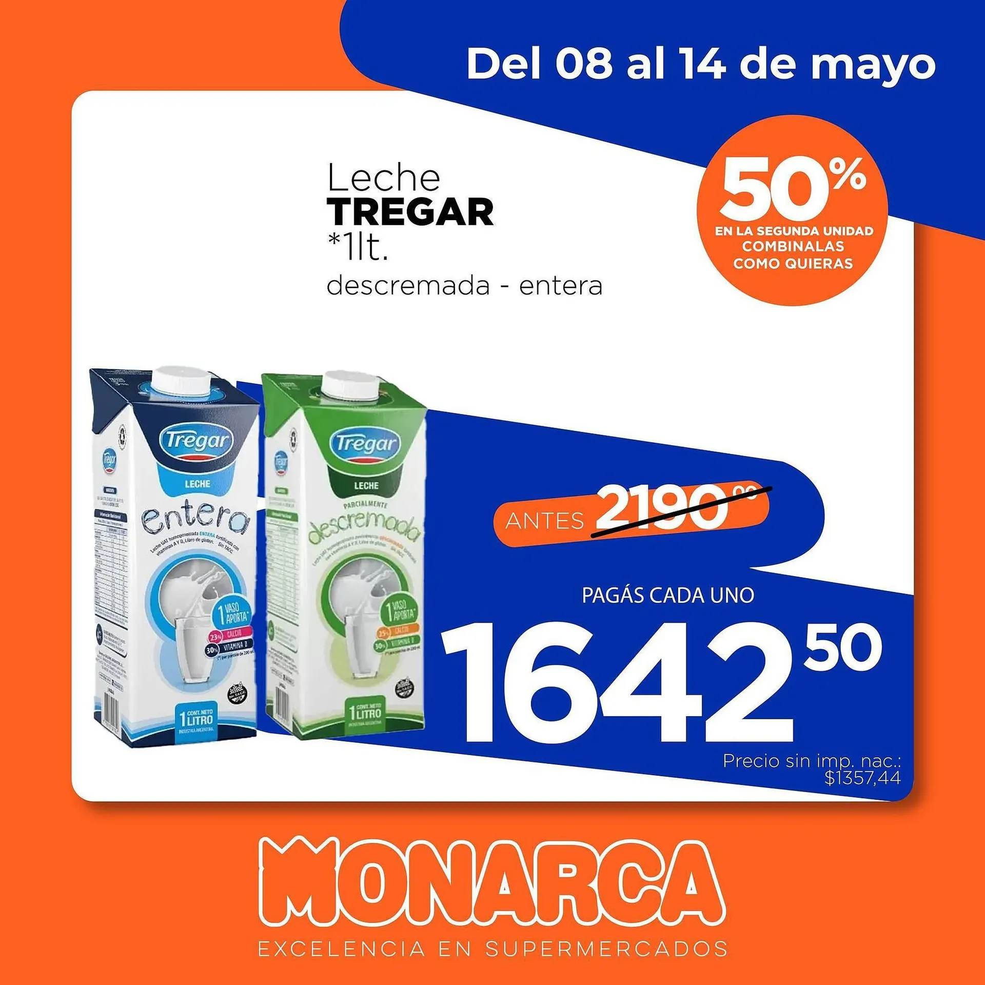 Ofertas de Catálogo Supermercados Monarca 8 de mayo al 14 de mayo 2026 - Página 7 del catálogo