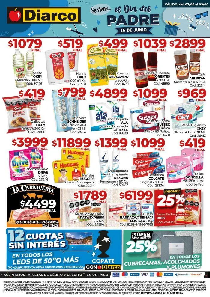 Ofertas de Diarco Ofertas Interior 4 de junio al 9 de junio 2024 - Página 1 del catálogo