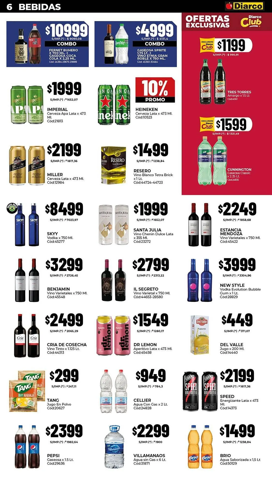 Ofertas de Catálogo Diarco 19 de enero al 23 de enero 2026 - Página 6 del catálogo