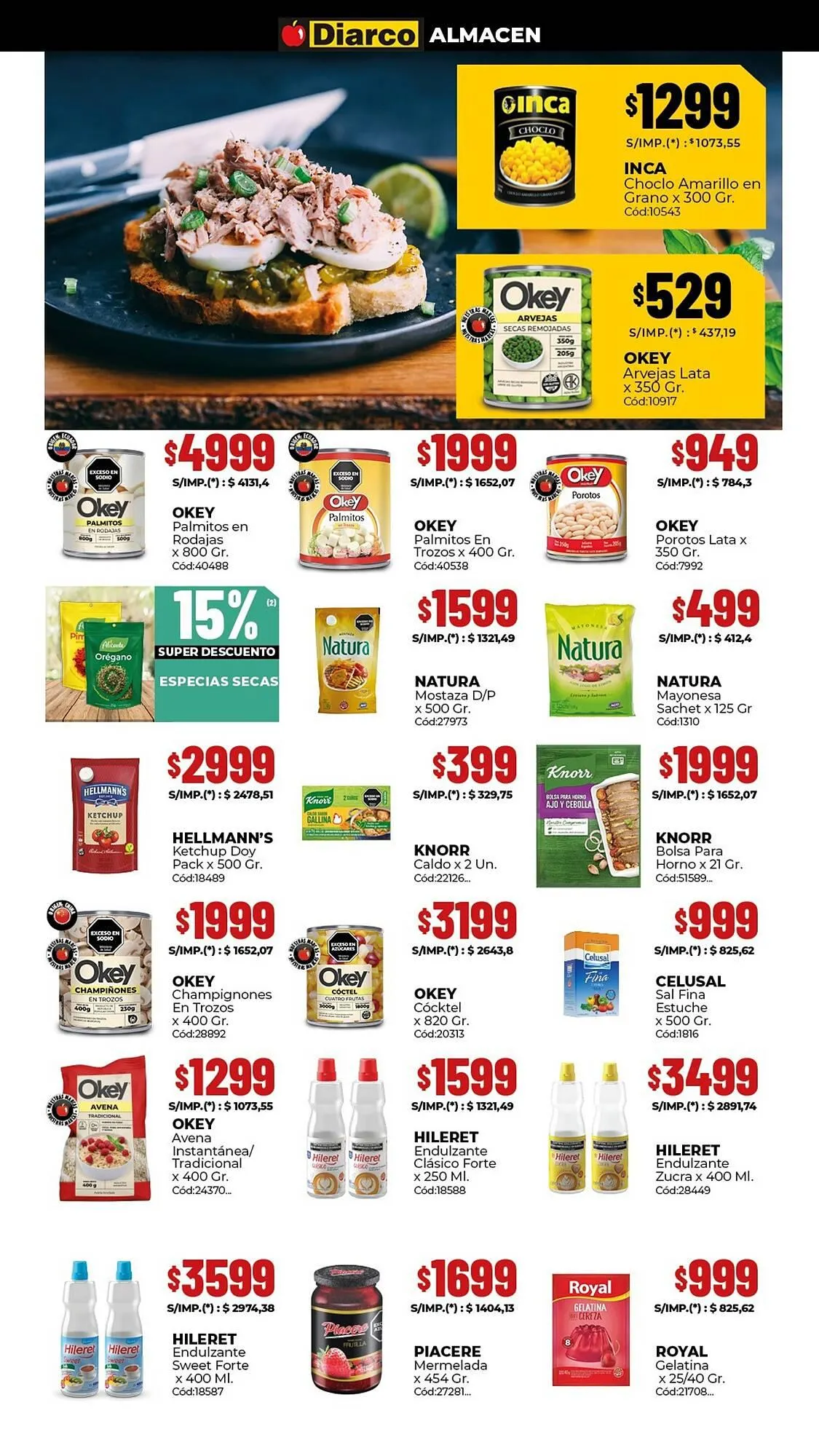 Ofertas de Catálogo Diarco 23 de marzo al 27 de marzo 2026 - Página 3 del catálogo