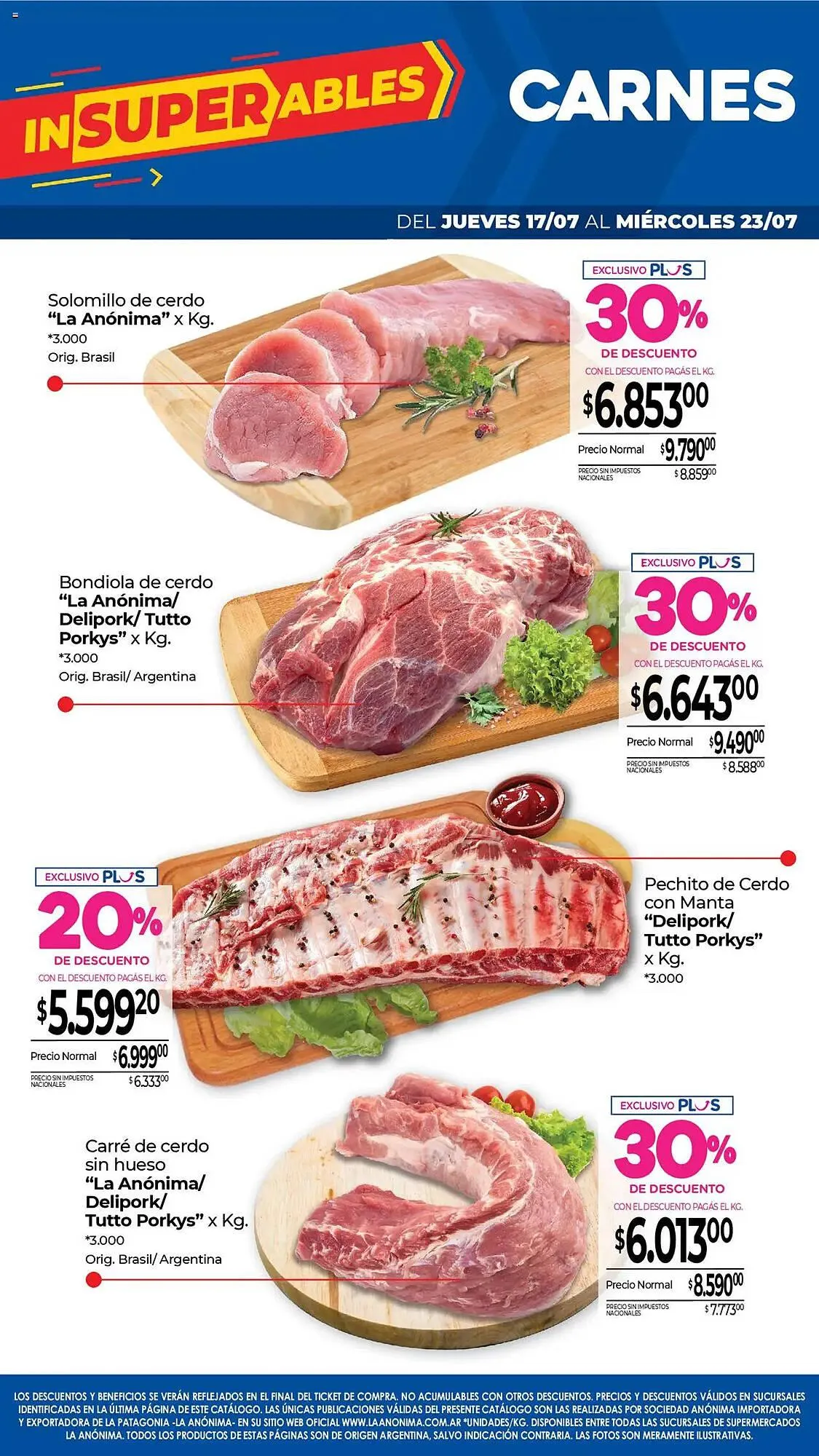 Ofertas de Catálogo La Anonima 17 de julio al 24 de julio 2025 - Página 4 del catálogo