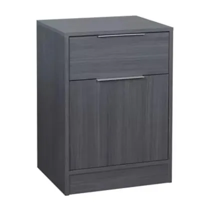 Mesa de luz Murano con 1 cajón antracita