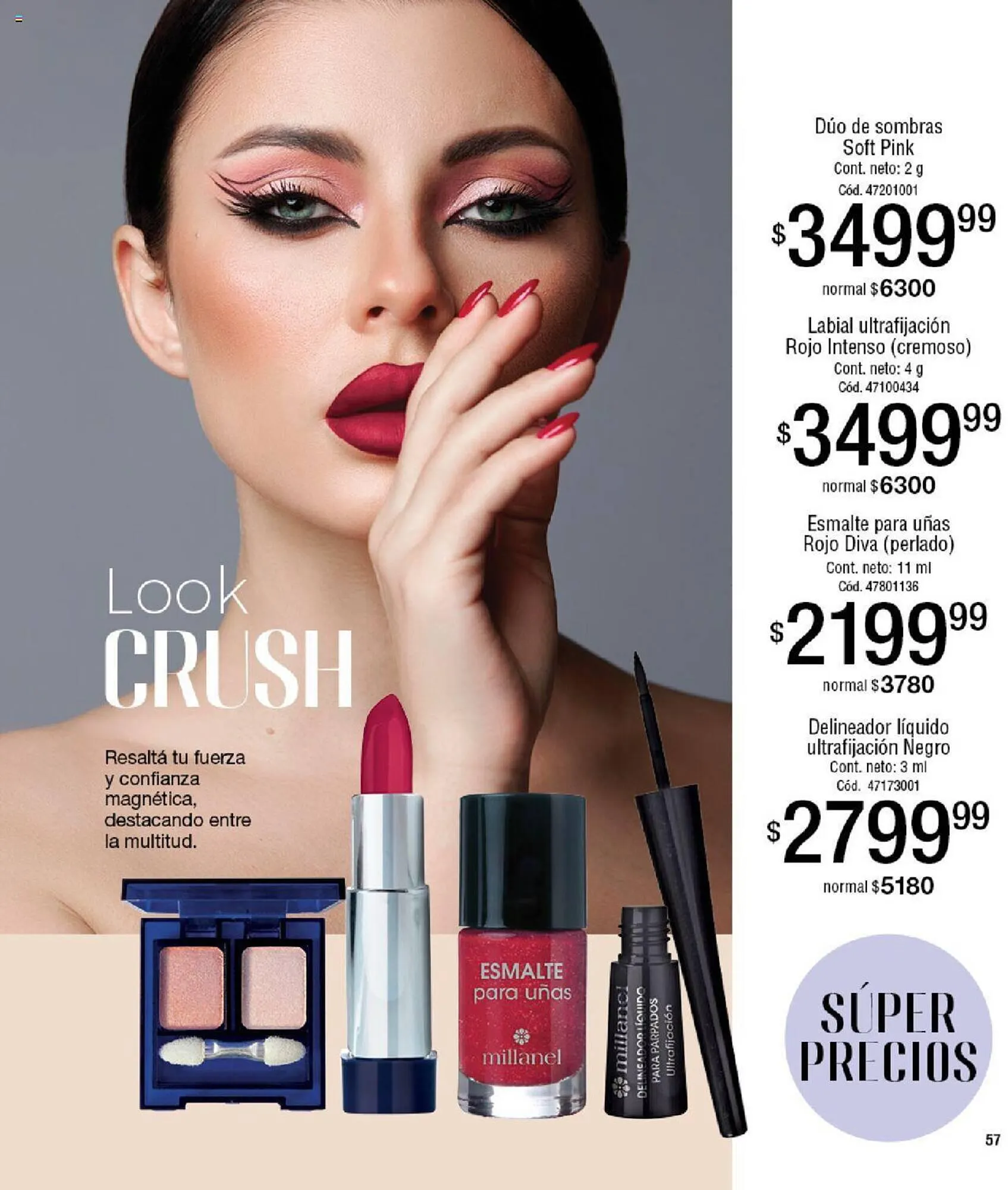 Ofertas de Catálogo Millanel Cosmética 11 de marzo al 7 de abril 2024 - Página 57 del catálogo