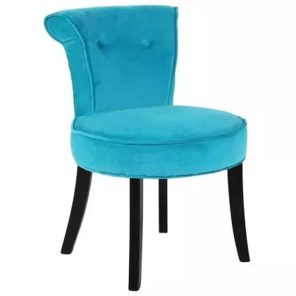 Poltrona Verdi velvet celeste