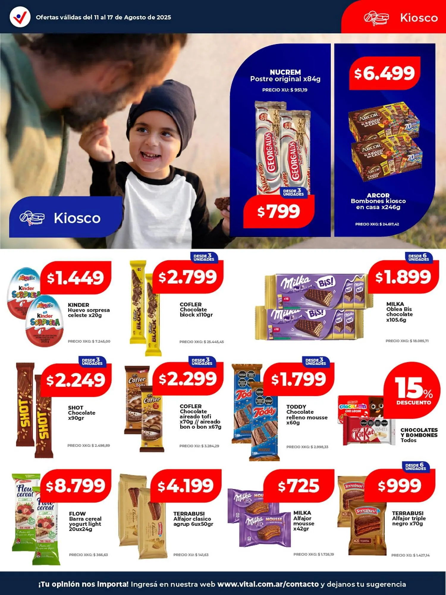 Ofertas de Catálogo Supermayorista Vital 11 de agosto al 17 de agosto 2025 - Página 18 del catálogo