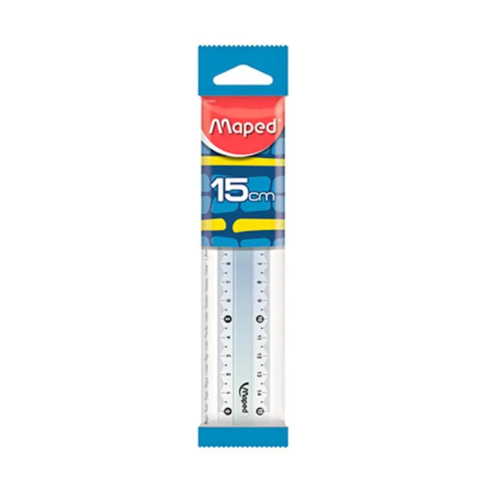 15CM RULER - EN BOLSA INDIVID
