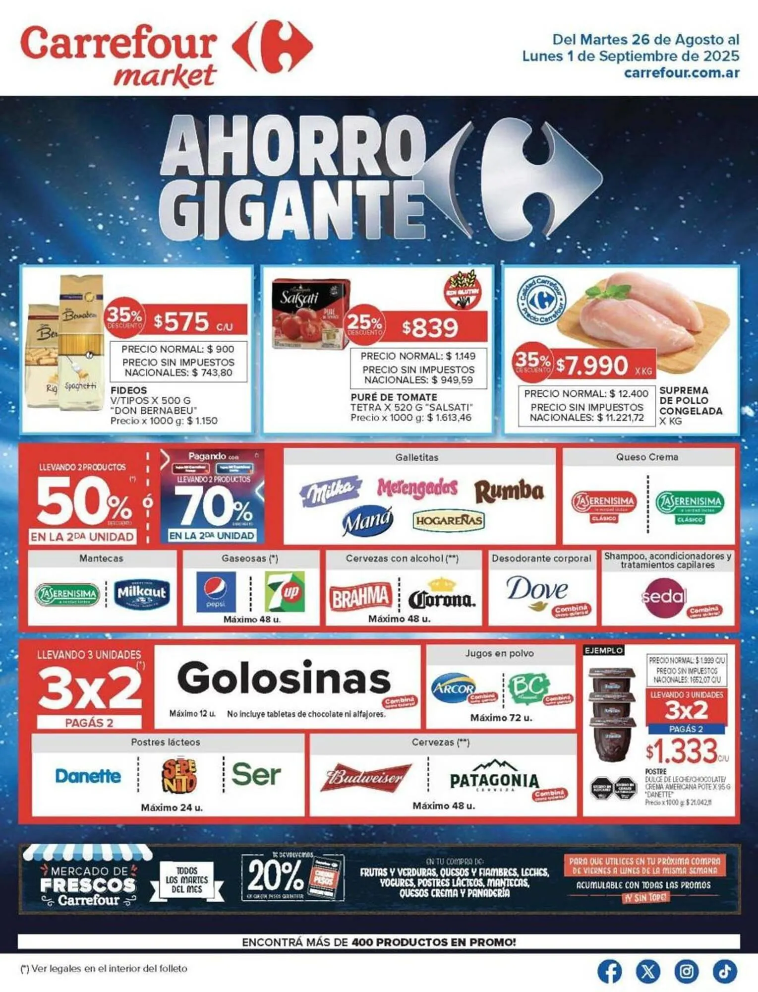 Ofertas de Catálogo Carrefour 26 de agosto al 1 de septiembre 2025 - Página 33 del catálogo
