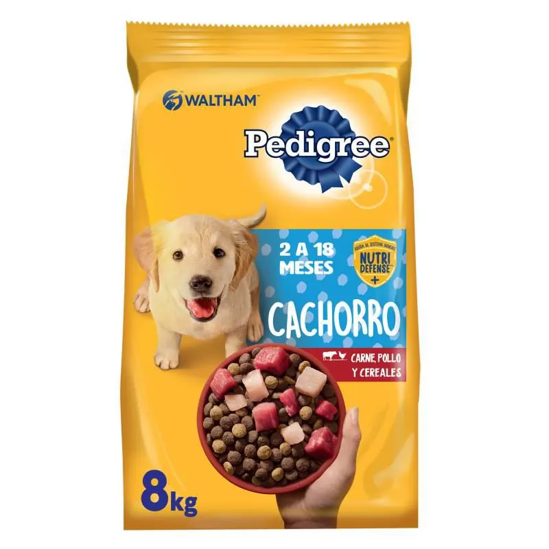 Alimento para Perro Cachorro Carne y Pollo Pedigree x 8 Kg.