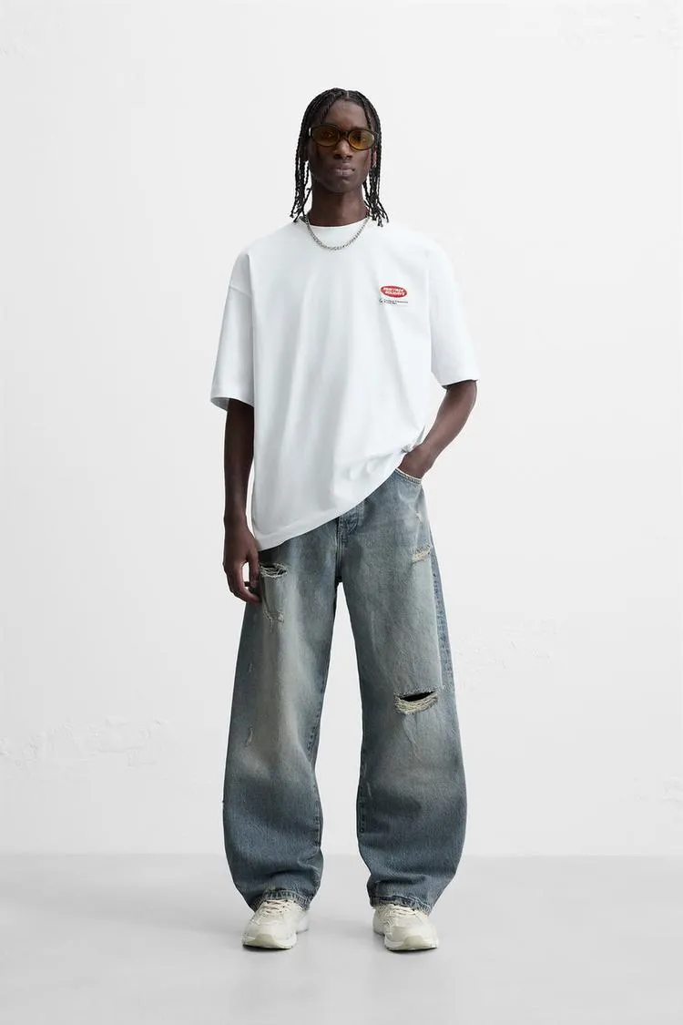 JEANS BAGGY FIT ROTOS