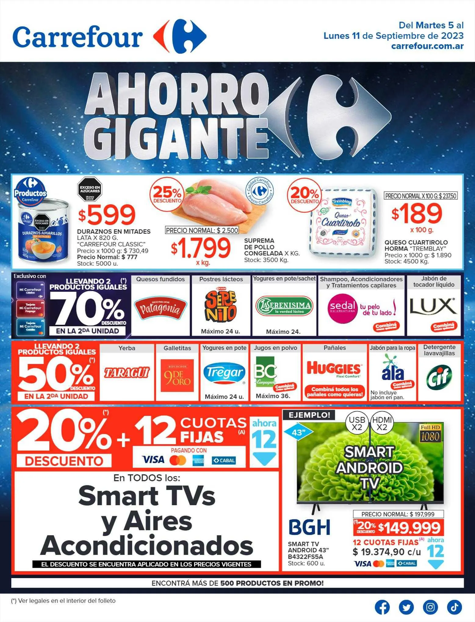 Ofertas de Catálogo Carrefour 23 de agosto al 30 de septiembre 2023 - Página 1 del catálogo