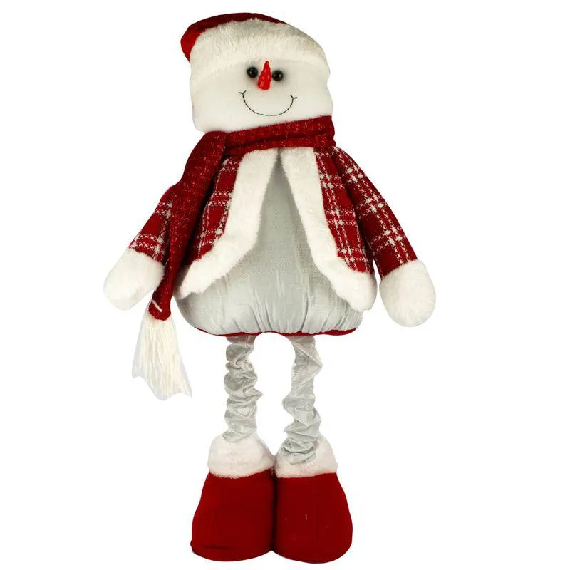 Adorno Navideño Santa saco rojo c/diseño 95cm