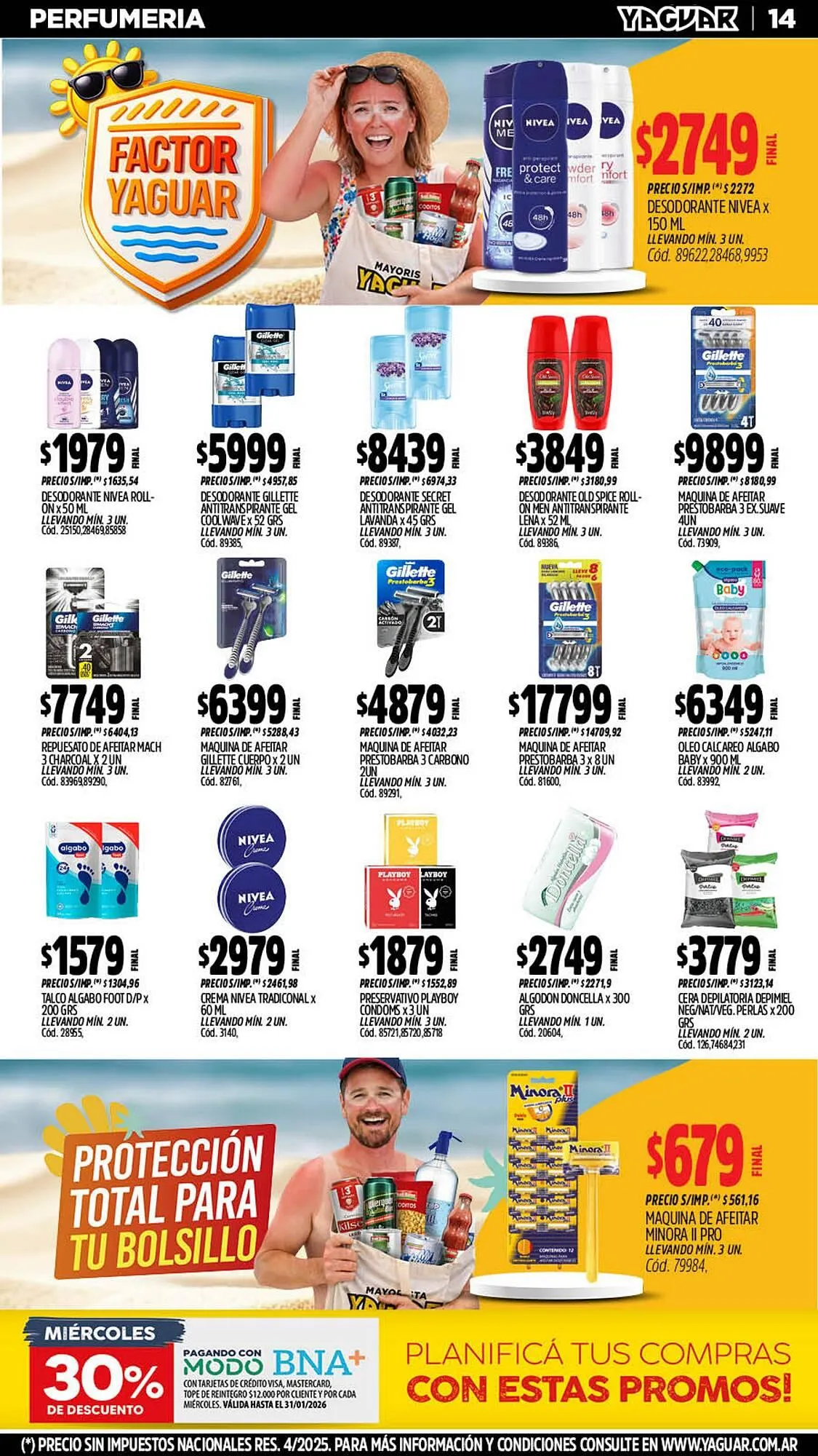 Ofertas de Catálogo Supermercados Yaguar 12 de enero al 18 de enero 2026 - Página 14 del catálogo