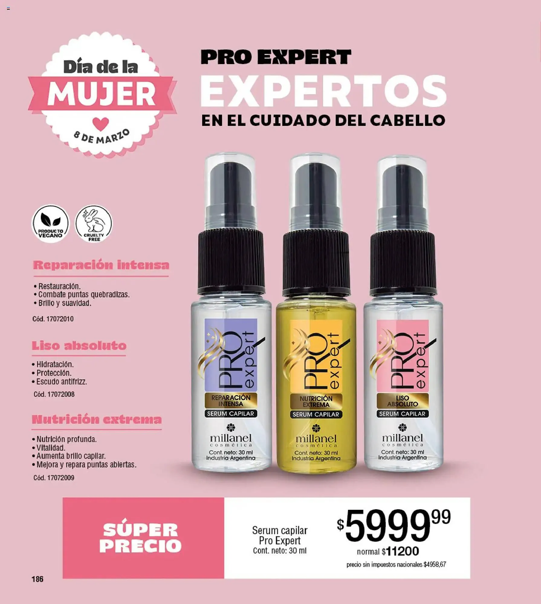 Ofertas de Catálogo Millanel Cosmética 2 de marzo al 29 de marzo 2026 - Página 186 del catálogo