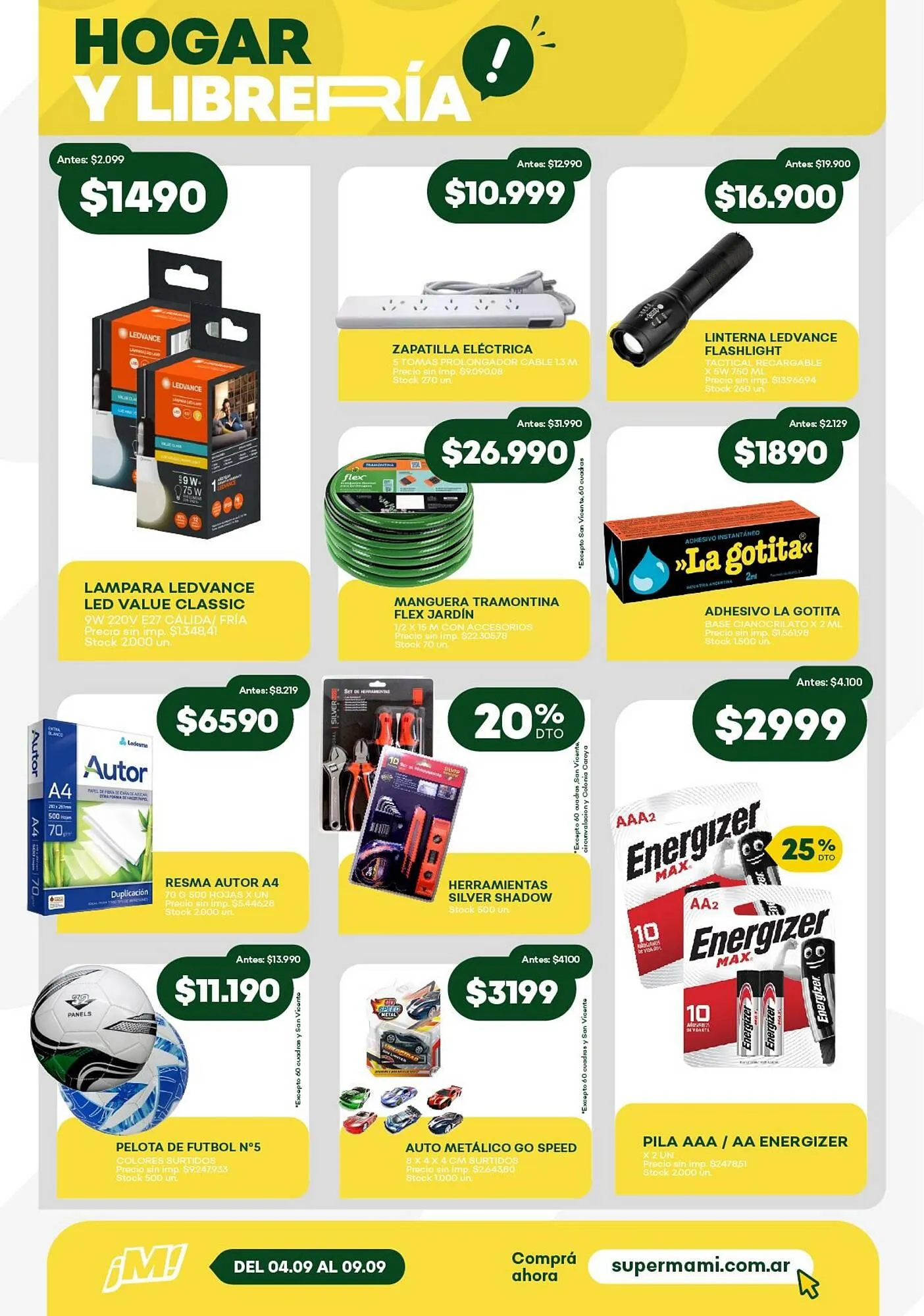Ofertas de Catálogo Super MAMI 4 de septiembre al 11 de septiembre 2025 - Página 9 del catálogo