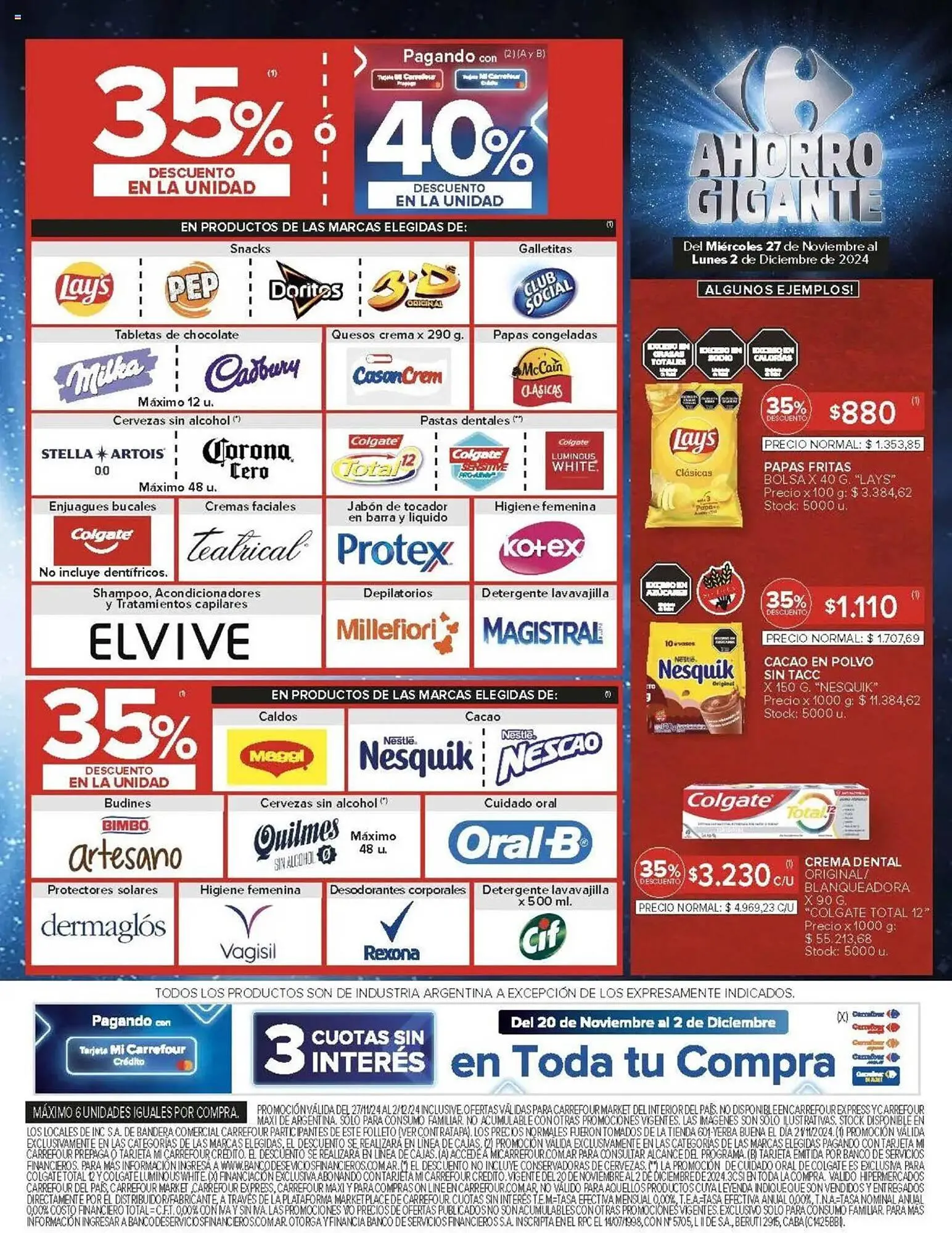 Ofertas de Catálogo Carrefour Market 27 de noviembre al 3 de diciembre 2024 - Página 6 del catálogo