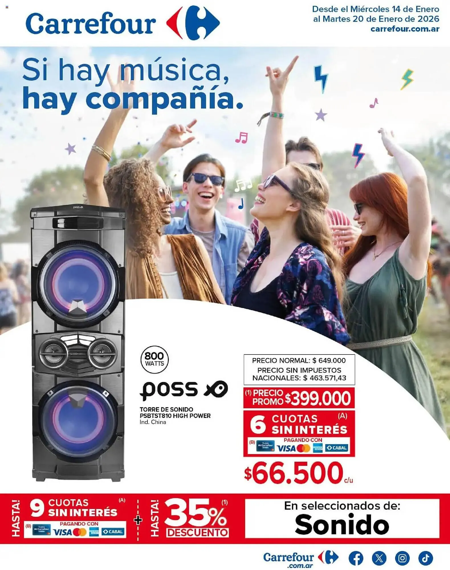 Ofertas de Catálogo Carrefour 14 de enero al 20 de enero 2026 - Página 1 del catálogo