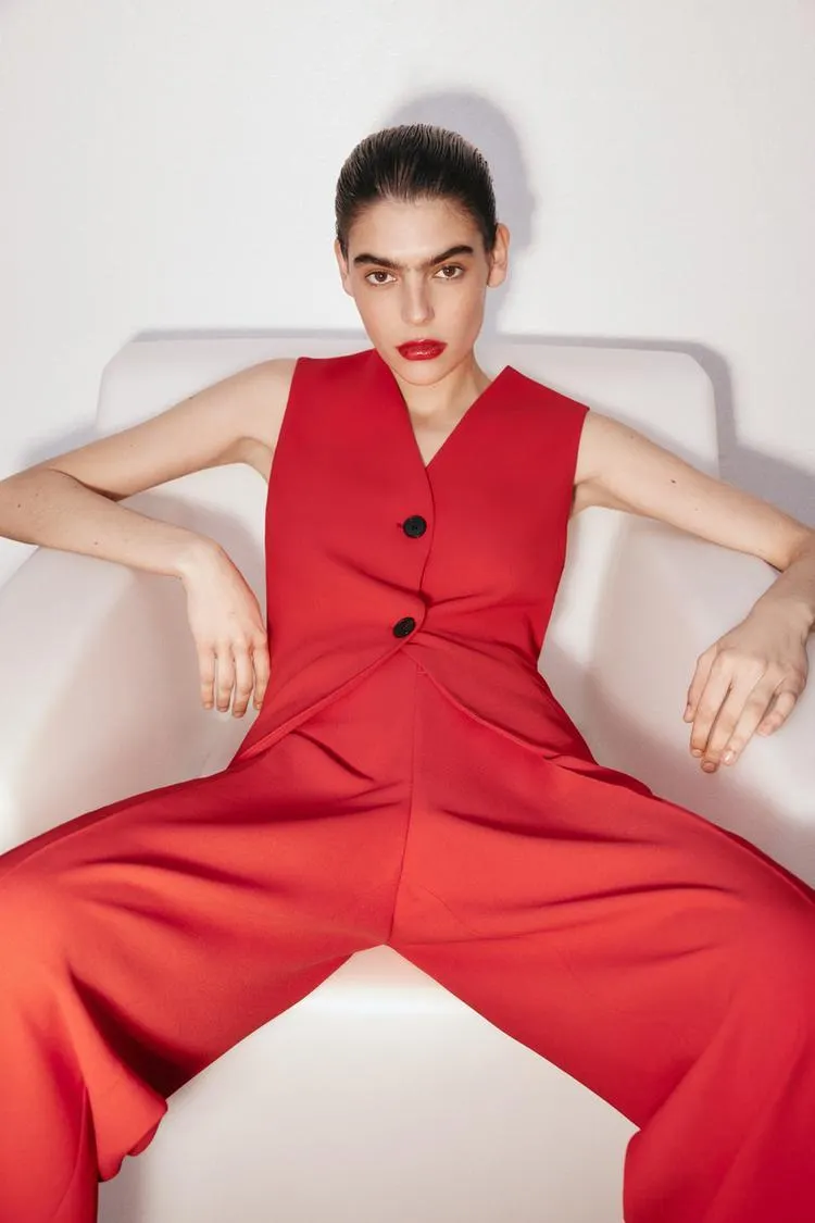 PANTALÓN CULOTTE BOTÓN ZW COLLECTION