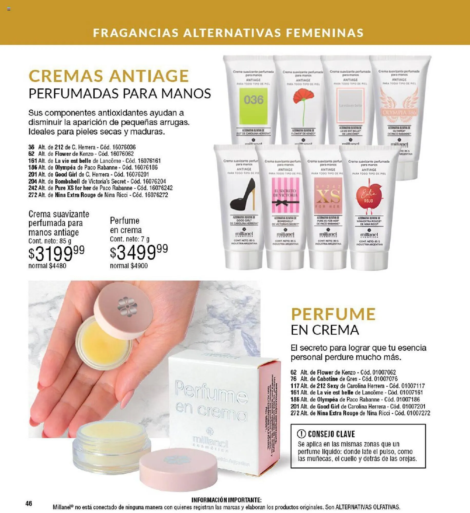 Ofertas de Catálogo Millanel Cosmética 11 de marzo al 7 de abril 2024 - Página 46 del catálogo