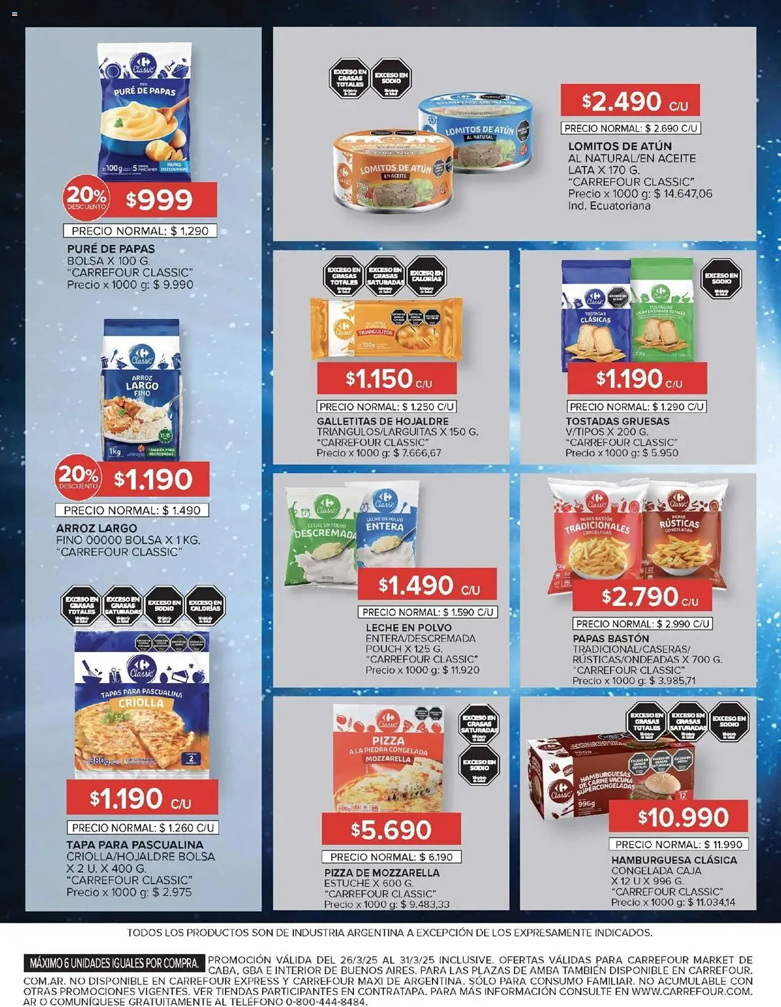 Ofertas de Catálogo Carrefour Market 26 de marzo al 31 de marzo 2025 - Página 12 del catálogo