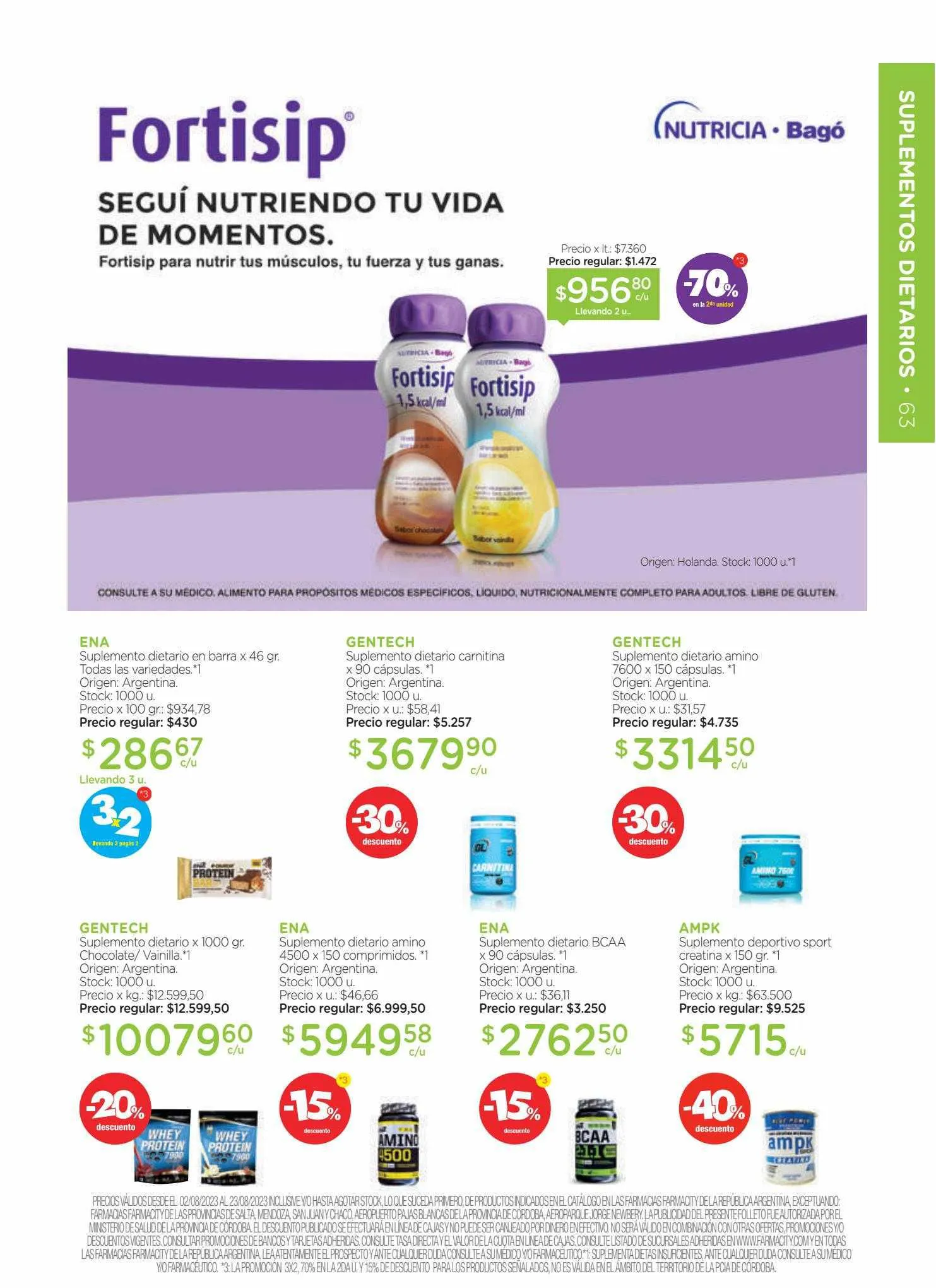 Ofertas de Catálogo Farmacity 1 de junio al 30 de septiembre 2023 - Página 63 del catálogo