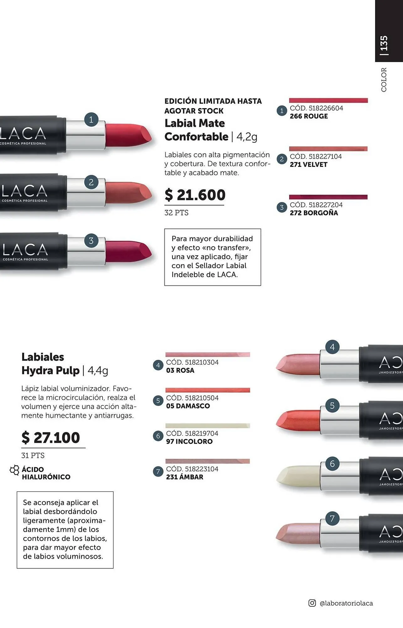 Ofertas de Catálogo Laboratorio LACA 3 de octubre al 31 de enero 2026 - Página 135 del catálogo