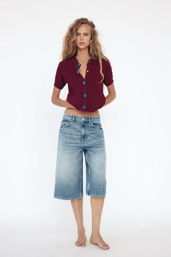 CHAQUETA PUNTO BOTÓN JOYA