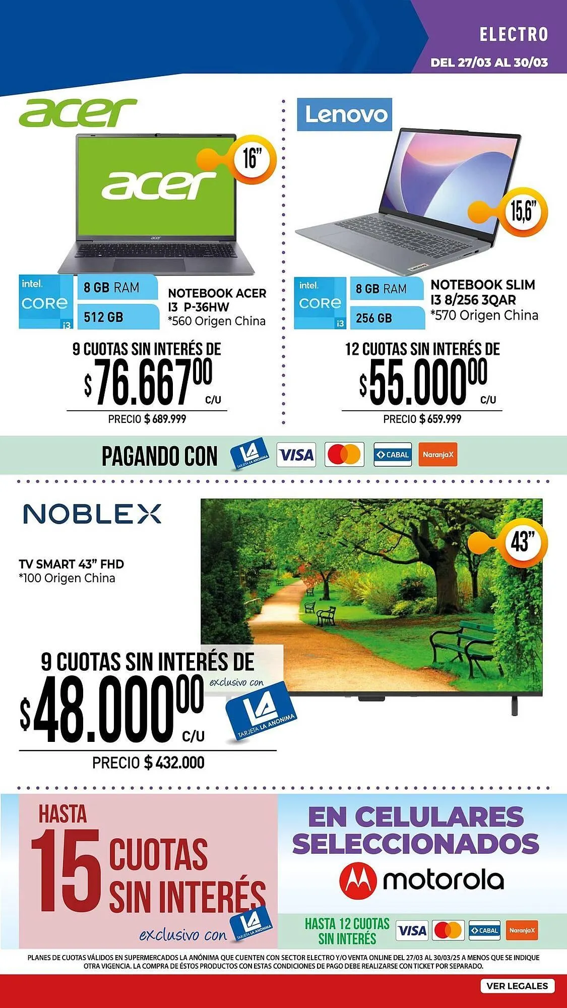 Ofertas de Catálogo La Anonima 27 de marzo al 6 de abril 2025 - Página 35 del catálogo