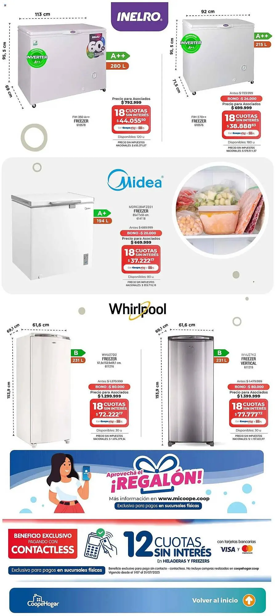 Ofertas de Catálogo Cooperativa Obrera 14 de julio al 28 de julio 2025 - Página 66 del catálogo