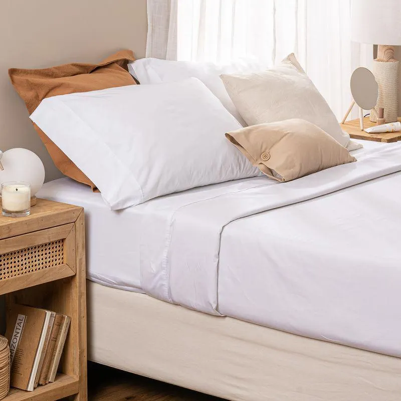 Juego de Sábanas King Size Satén Liso