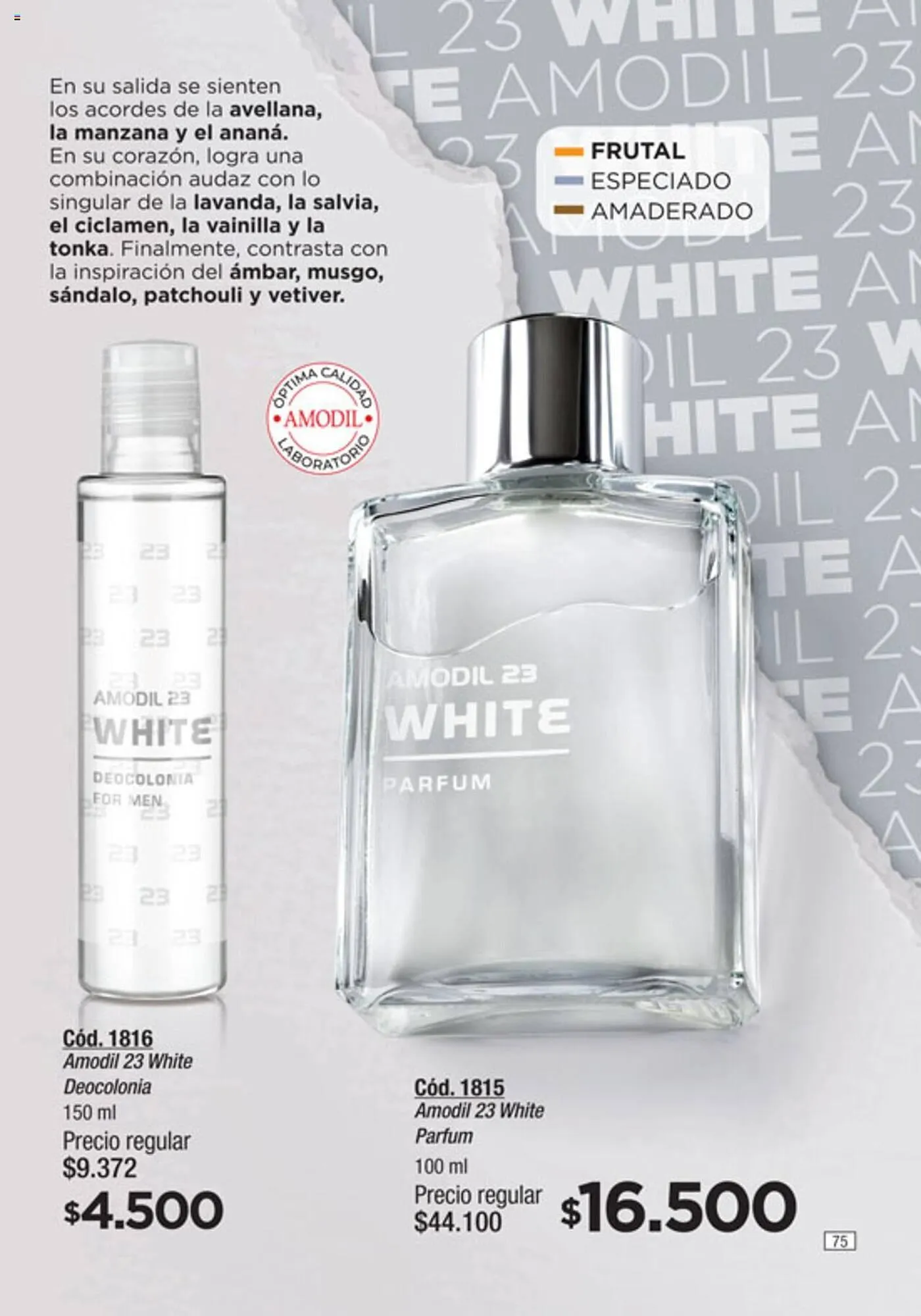 Ofertas de Catálogo Amodil 2 de octubre al 15 de octubre 2024 - Página 75 del catálogo