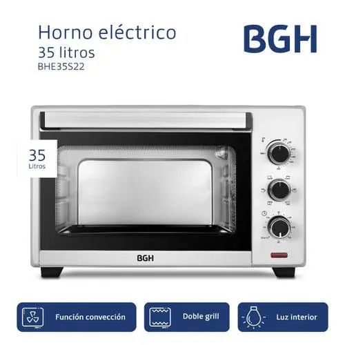 Hornito eléctrico BGH BHE35S22 35 lt